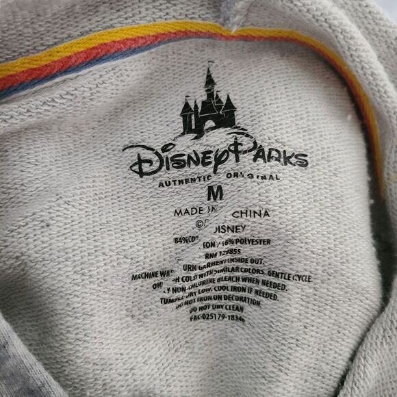 Disney Parks Retro Print Pullover Hoodie sz M‎ - Picture 5 of 5